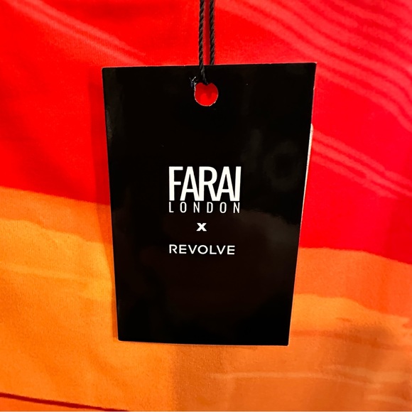 FARAI LONDON X REVOLVE NWT sz Small high waist skirt Tala Maxi Dress in Rainbow - Picture 4 of 11